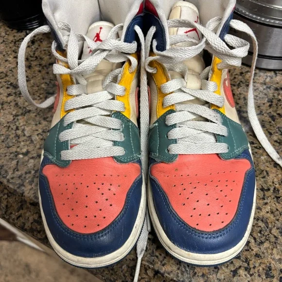 Nike Airforce Jordan Colorful Sneakers Sz 6.5 Taking offers - Picture 2 of 6